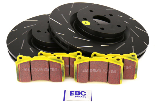 EBCS9KF1520 EBC Brakes S9 Front Brake Kit Yellowstuff Pads and USR Rotors,
