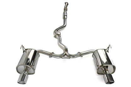 Invidia Q300 Dual Exit Cat Back Exhaust - Stainless Steel Tips - 2014-2018 Subaru Forester XT