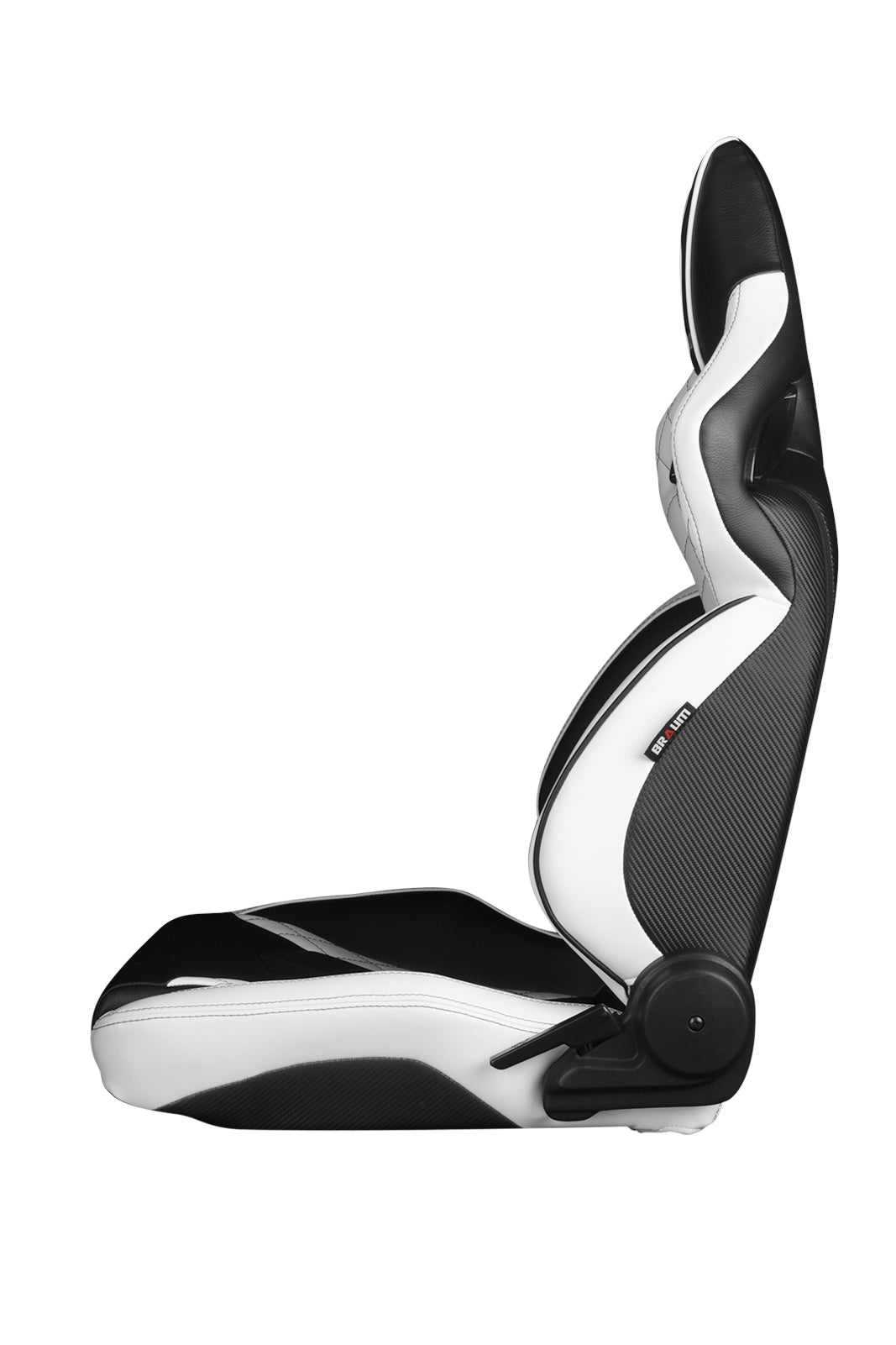BRMBRR6-WDBS Braum Orue Series Sport Seats White Diamond (Black Stitching)-Universal,