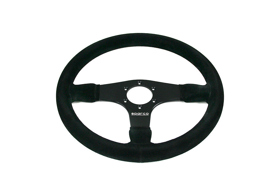 SPR015R375PSN Sparco 375 Black Suede Steering Wheel - Universal,