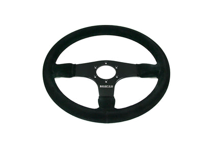 SPR015R375PSN Sparco 375 Black Suede Steering Wheel - Universal,