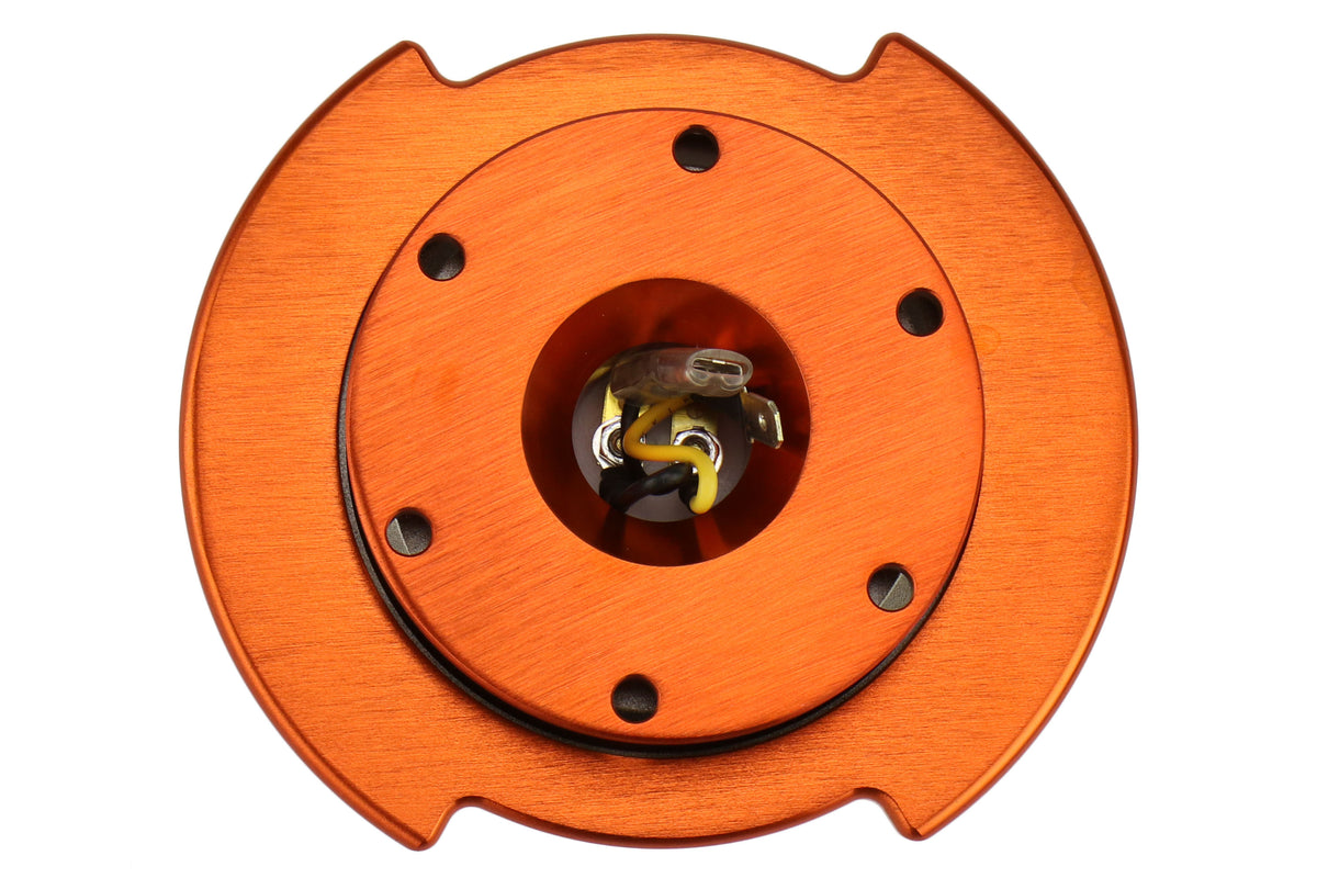 NRGSRK-250OR NRG Generation 2.5 Quick Release Steering Wheel Adaptor : Orange Body / Orange Ring (SRK-250OR),
