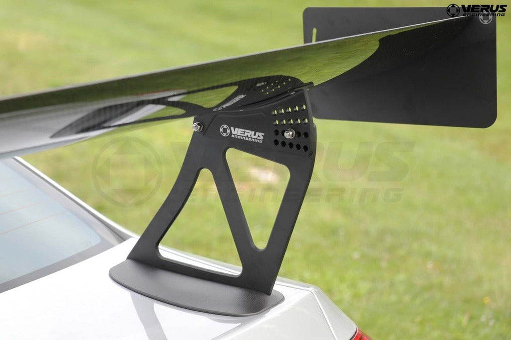 VERA0229A-CRB   -   Verus Engineering UCW Rear Wing Kit w/ Carbon Endplates  - 2011-2014 Subaru WRX/STI Sedan,