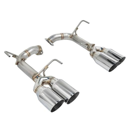 REMRO-TSVA-S4 Greddy Remark Axleback Exhaust 4in Tip - 2015+ WRX / STI-Stainless Tips-Single Wall,