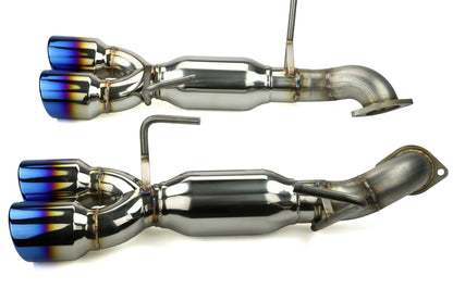 ETS200-30-EXH-004 ETS Axleback Systems - 2015-2019 WRX / 2015-2018 STI*-Muffled-Blue Tips,