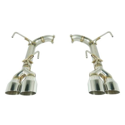 REMRO-TSVA-S4 Greddy Remark Axleback Exhaust 4in Tip - 2015+ WRX / STI-Stainless Tips-Single Wall,