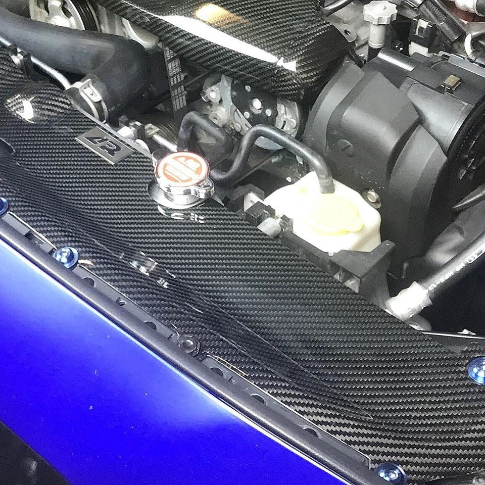 APPCF-815002 APR Carbon Fiber Radiator Cooling Plate - 2015+ WRX / STI,
