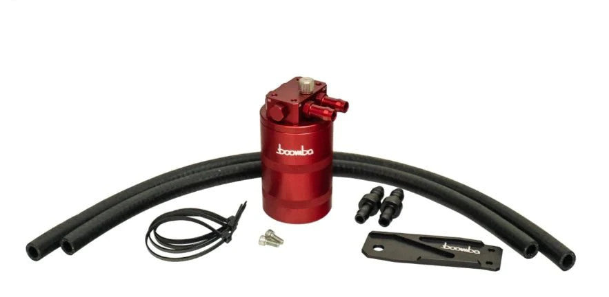 Boomba Racing Stage 1 Catch Can Kit - RED - 2022-2024 Subaru WRX