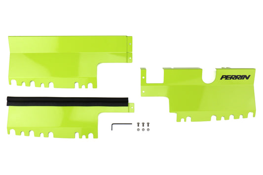 PERPSP-ENG-512NY Perrin Neon Yellow Radiator Shroud - 2015-2020 WRX / STI,