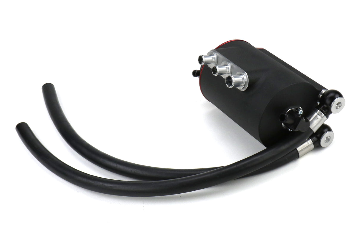 COB811615 COBB Tuning Air Oil Separator Black/Red - 2002-2007 Subaru WRX / 2004-2007 STI,