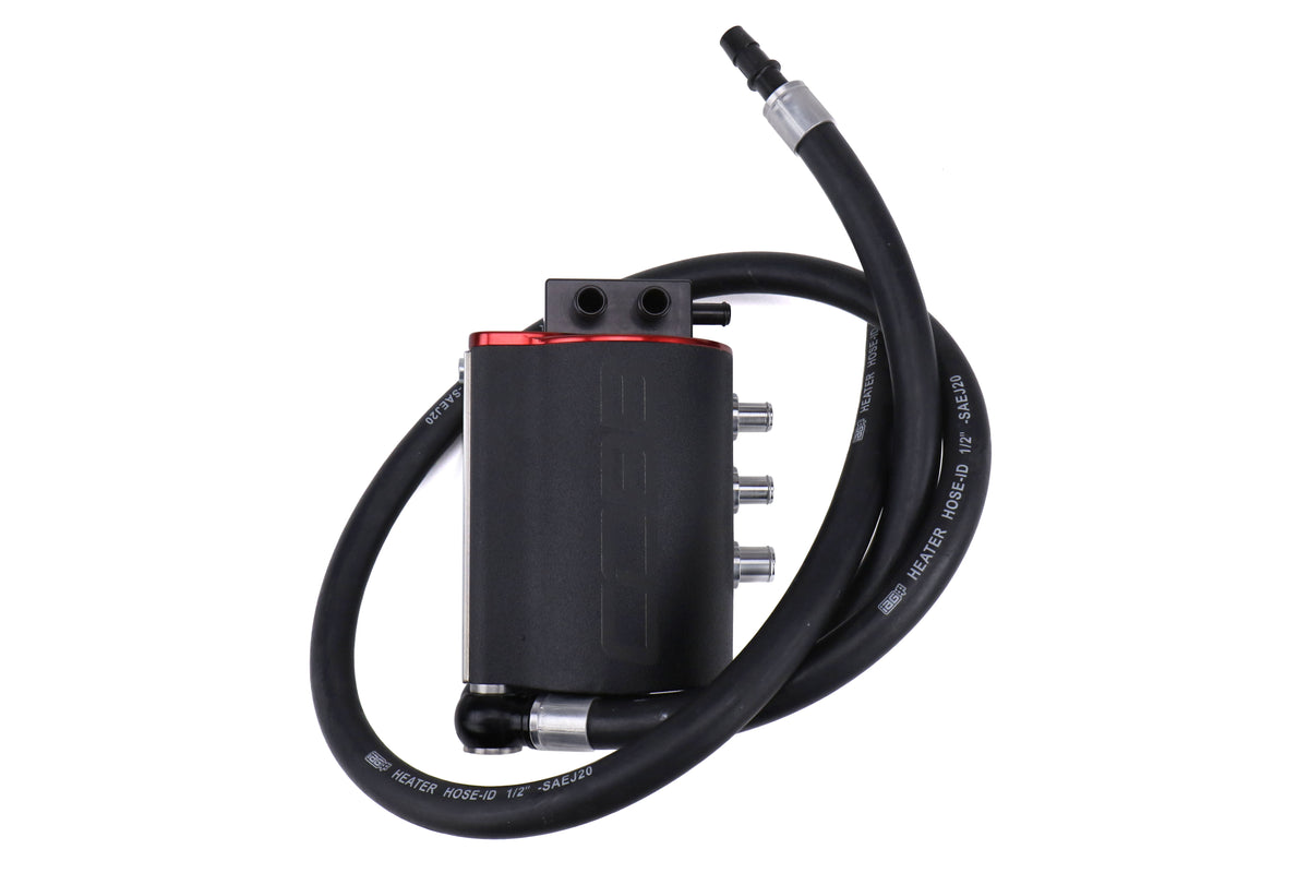 COB843615 COBB Tuning Air Oil Separator Black and Red - 2015-2020 Subaru WRX,