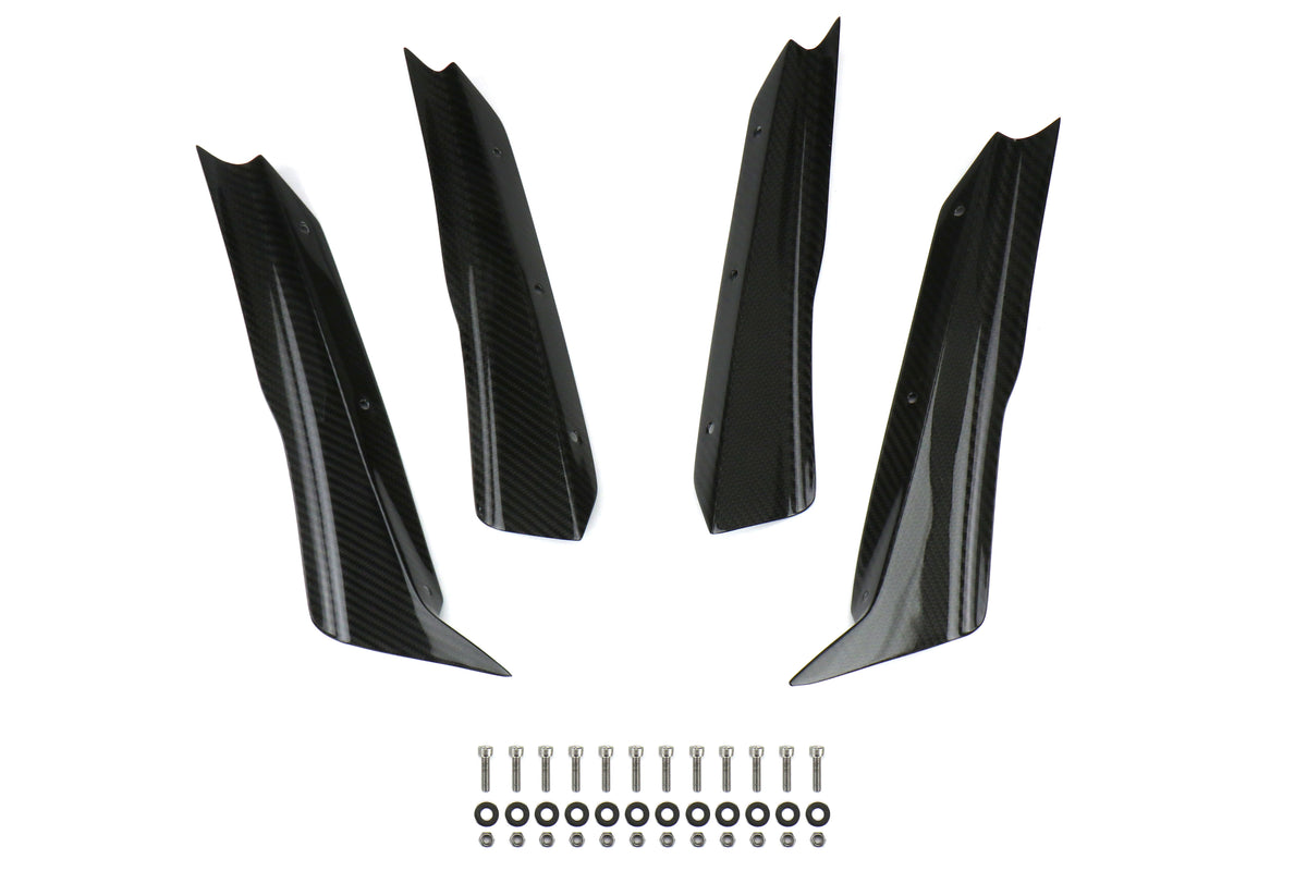 APPAB-808048 APR Performance Complete Carbon Fiber Canard Kit Set of 4 - 2018-2020 Subaru WRX / STI,