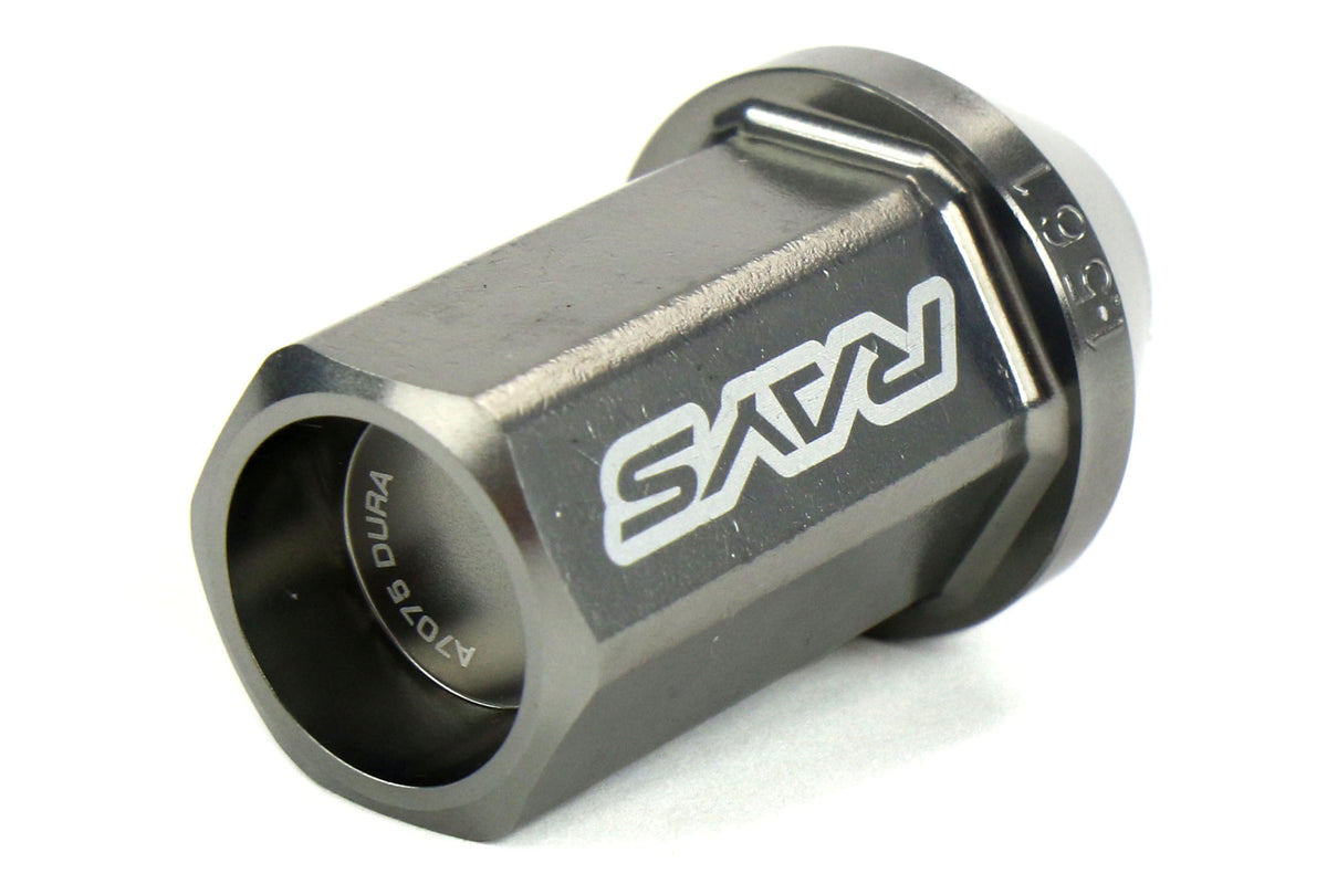 VLKWDURA4212125G Rays Dura-Nut L42 Straight Type lug nuts - 2015+ WRX / 2015+ STI / 2013+ BRZ / 2014+ FORESTER-Gunmetal,