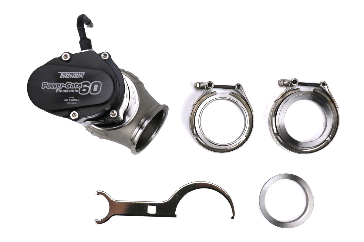 TSUTS-0555-1502 Turbosmart E-WG60 GenV Power-Gate 60mm Electronic Wastegate - Universal,
