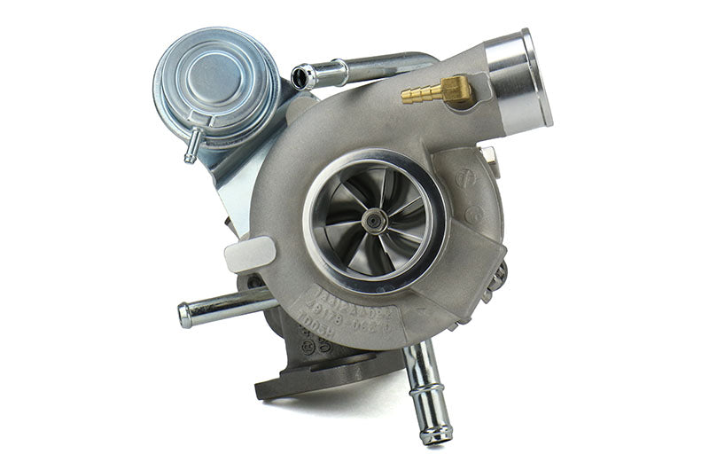FPT2025050 Forced Performance FP BLUE Turbocharger 58mm 8cm IWG w/ Oil Feed Line - 2002-2007 Subaru WRX / 2004+ Subaru STI,