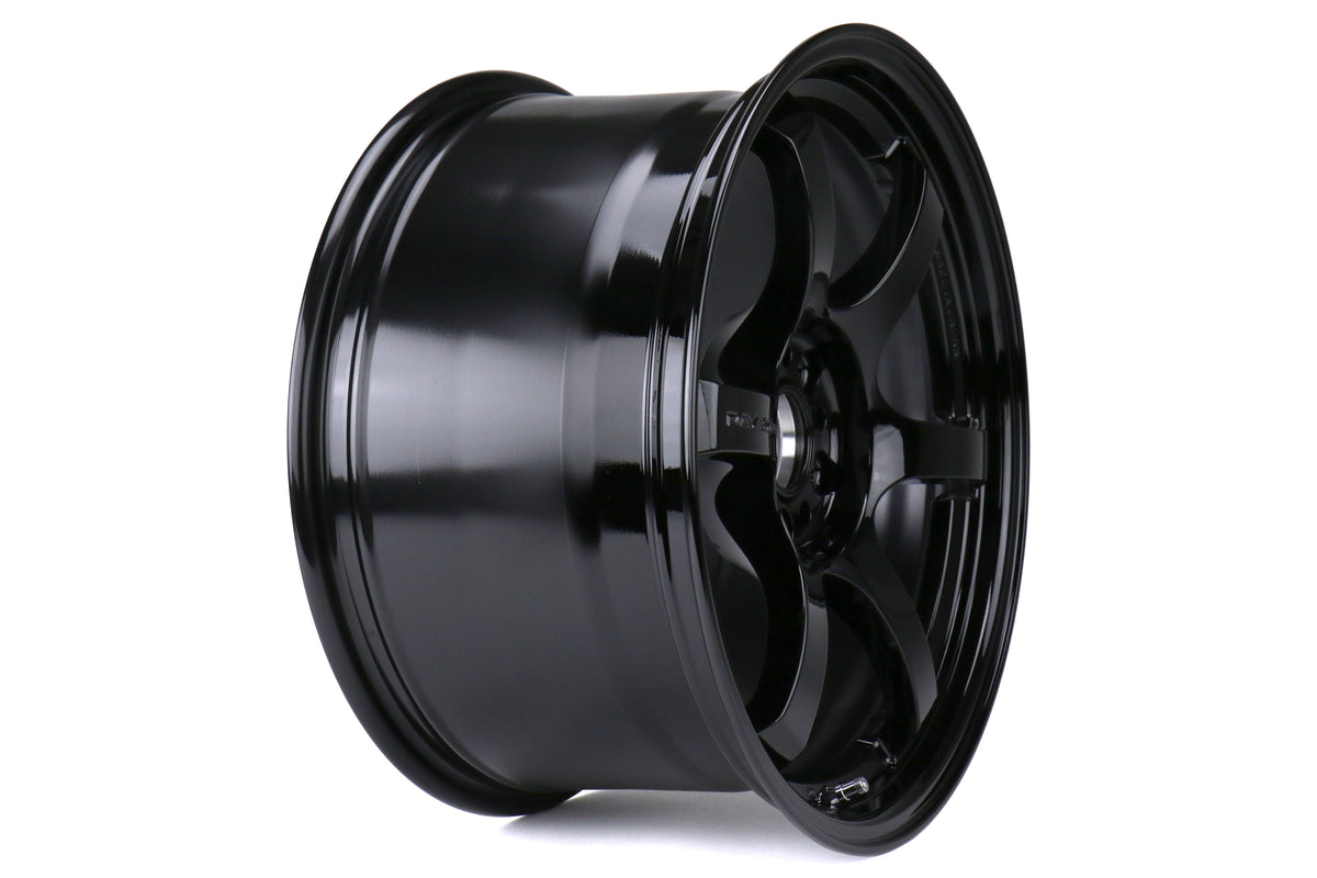 GRAWGIX38EGX Rays Gram Lights 57DR Glossy Black 18X9.5 +38 - 2015+ WRX / STIx4,