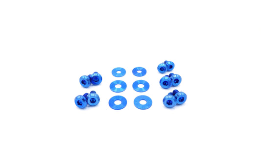 DSBSUB-014-TI-BLU Dress Up Bolts Trunk Hardware Kits - 2013+ FT86-Blue,