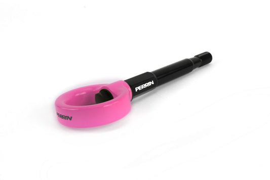 PERPSP-BDY-250HP PERRIN Tow Hook Kit Rear Hyper Pink - 2008-2014 Subaru WRX/STI Hatchback,