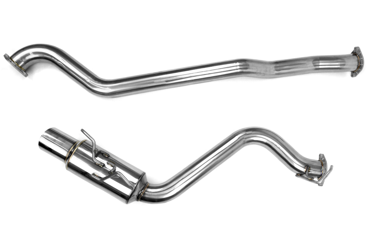 INVHS08SW5GTR Invidia Racing Series Cat Back Exhaust - 2008-2014 Subaru WRX Hatchback,