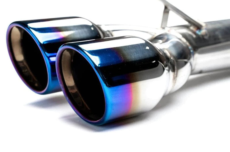 ETS200-60-EXH-005 ETS Cat-Back Exhaust System No Muffler Resonated Blue Tips - 2022+ Subaru WRX,