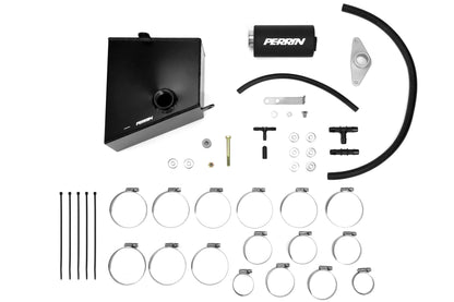 PERPSP-ITR-438-2RD/BK Perrin Front Mount Intercooler Tubes and Couplers (Red and Black) - 2015+ STI,