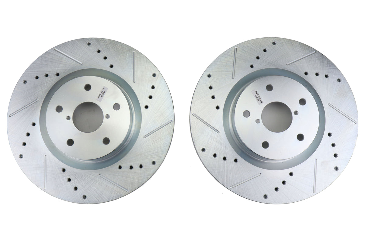POWK131-26 Power Stop Z26 Street Warrior Brake Upgrade Kit (Front) - 2005-2020 Subaru STI,