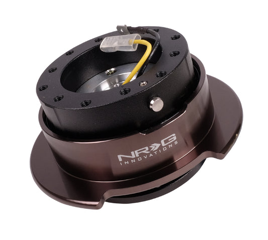 NRGSRK-250BKC NRG Generation 2.5 Quick Release Steering Wheel Adaptor : Black Body / Black Chrome Ring (SRK-250BKC),