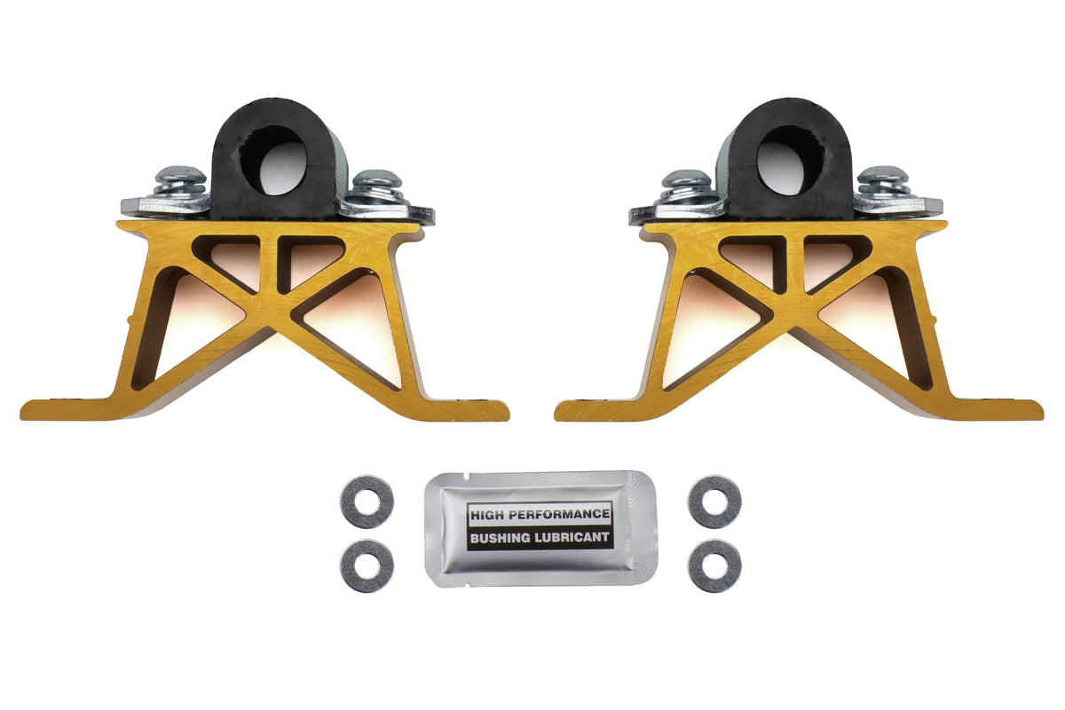 WHIKBR21-22 Whiteline Forged Aluminum Rear Sway Bar Mounts 22mm - Subaru Models Inc. 2002-2007 WRX/STI,