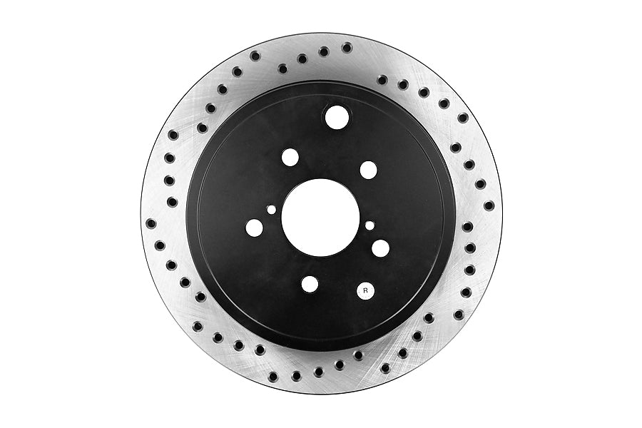 STT128.47031-GRP Stoptech Drilled Rear Rotor Pair - 2013-2021 FRS / BRZ / 86,