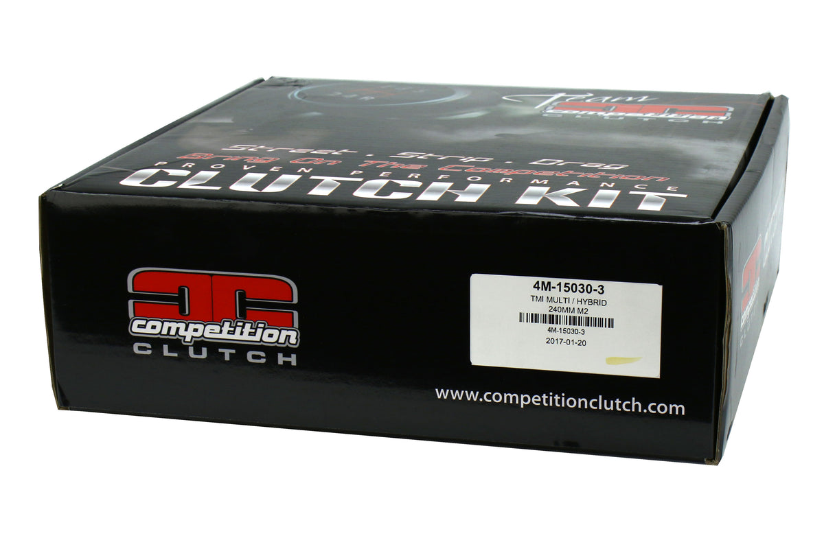 CCI4M-15030-3 Competition Clutch Stage 3 Multi Plate Twin Organic Clutch Kit With Flywheel - 2004+ Subaru STI,