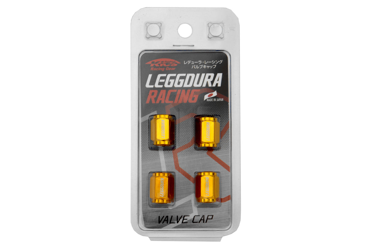 KICWCKIVA Project Kics Leggdura Valve Cap Set - Universal-Gold,