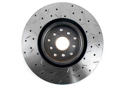 DBB4654XS-GRP DBA 4000 Series Drilled/Slotted Rotor Pair Front - 2004-2017 Subaru STI,