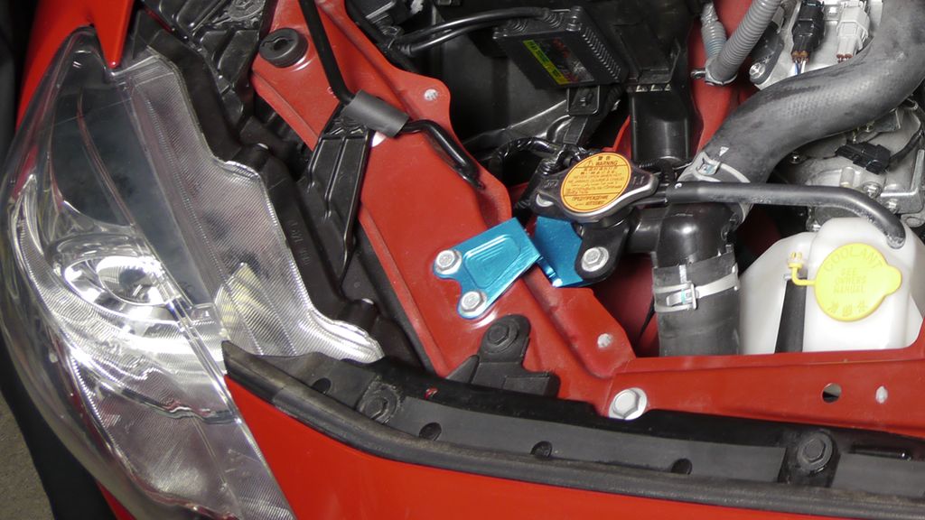 CUS965 730 D Cusco Aluminum Radiator Cap Stay - 2013+ FT86,