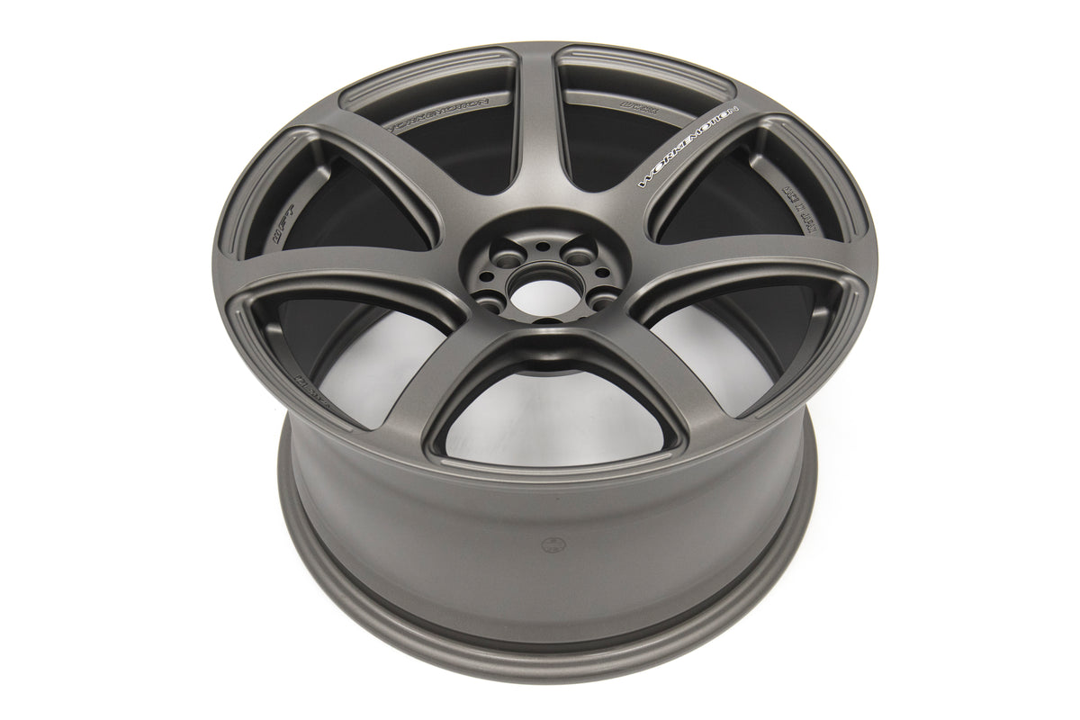 WORWT7R189538YMGM Work Emotion T7R 18x9.5 +38mm Matte Gunmetal - 2015+ WRX / 2015+ STI,