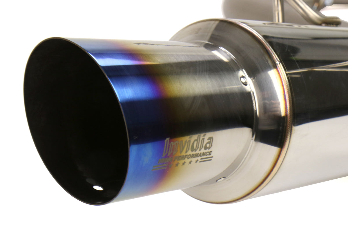 INVHS15SW4BGR1GT Invidia N1 Cat Back Exhaust w/Bead Blasted Piping Titanium Tip - Subaru WRX / STI 2015+ | HS15SW4BGR1GT,