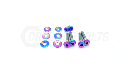 Fast Turn Fittings Titanium Hardware Trunk Kit - 2015-2021 Subaru WRX/STI