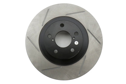STT126.47018S-GRP Stoptech Slotted Front Rotor Pair - Subaru Models Inc. 2002-2008 WRX,