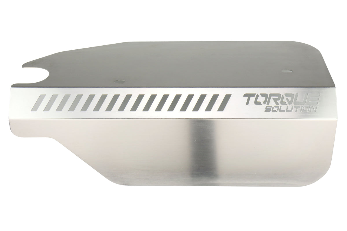 TQSTS-SU-289S Torque Solution Engine Pulley Cover - 2015+ WRX / 2014+ Forester XT-Silver,