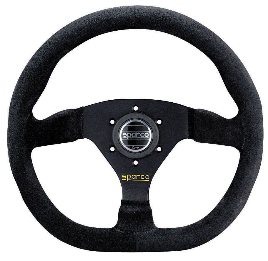 Sparco Steering Wheel L360 Black Suede - Universal – SubiSpeed