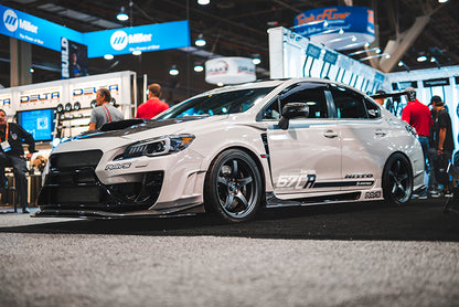 VASVASU-204 Varis Arising II FRP + Carbon Shroud Side Skirts - 2015+ WRX / 2015+ STI,