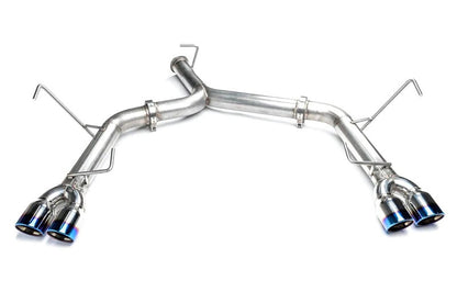 ETS200-60-EXH-005 ETS Cat-Back Exhaust System No Muffler Resonated Blue Tips - 2022+ Subaru WRX,