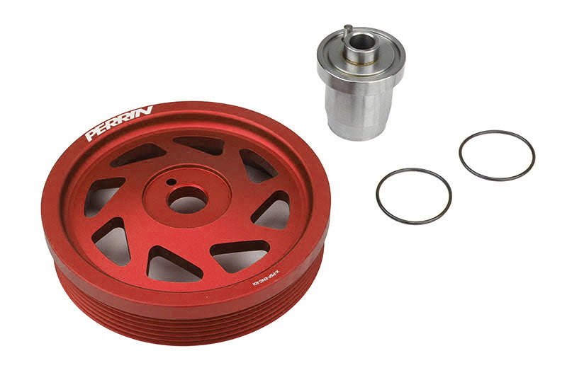 PERRIN Lightweight Crank Pulley for FA/FB Engines with Small Hub - Subaru Models (inc. 2017-2021 Crosstrek / 2019-2021 Forester)