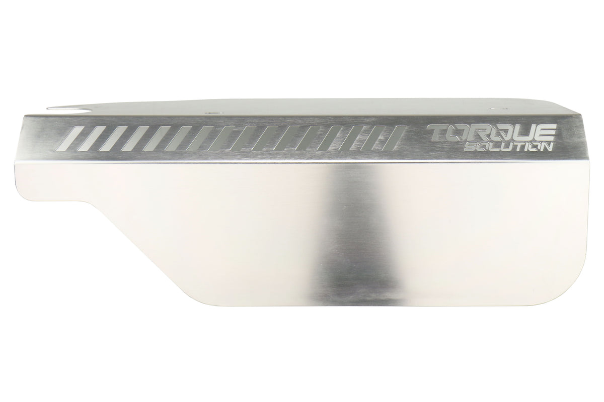 TQSTS-SU-289S Torque Solution Engine Pulley Cover - 2015+ WRX / 2014+ Forester XT-Silver,