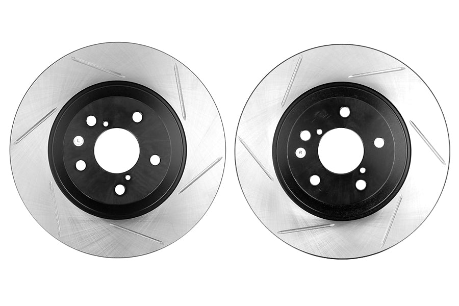 Stoptech Sport Kit Slotted Rotors Front - 2015-2017 Subaru STI