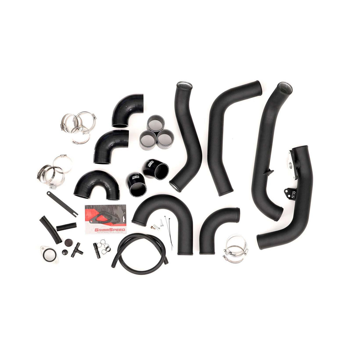 GRM090232 GrimmSpeed Intercooler WRX Pipe Kit Black 2015+ STI,