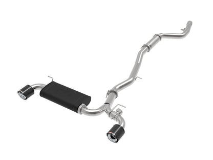 AFE49-36043-C aFe Takeda 3" to 2-1/2" 304 Stainless Steel Catback Exhaust - 2020 Supra-Carbon Fiber,