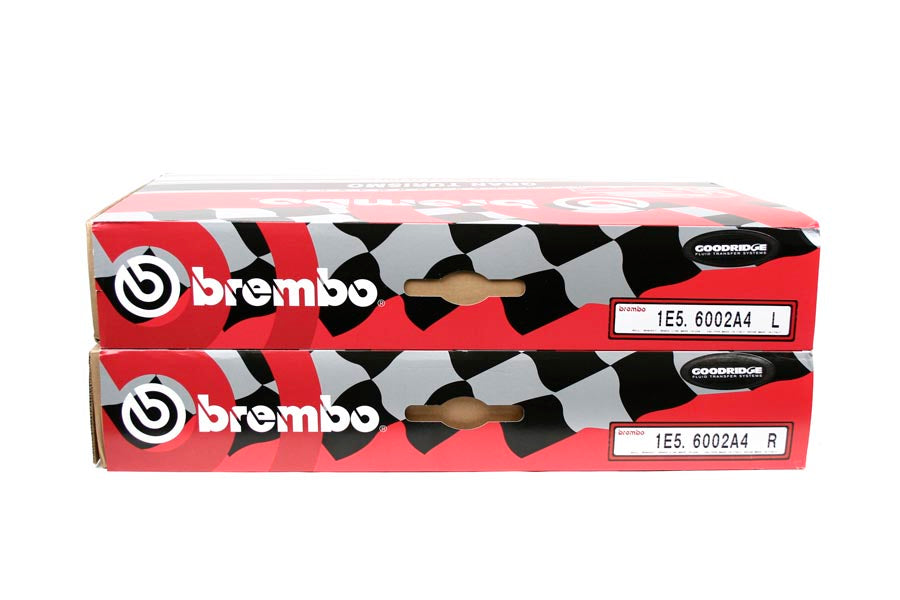 BRE1E5.6002A4 Brembo OE Gold Front Brake Kit - 2002-2014 Subaru WRX,