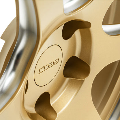 COB8W4625S COBB Tuning Titan7 T-D6 COBB Edition 18x9.5 +40 Cyber Gold Wheels - 2015-2021 Subaru WRX & STI,