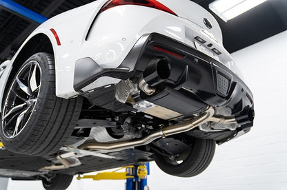 AFE49-36043-B aFe Takeda 3" to 2-1/2" 304 Stainless Steel Catback Exhaust - 2020 Supra-Black,