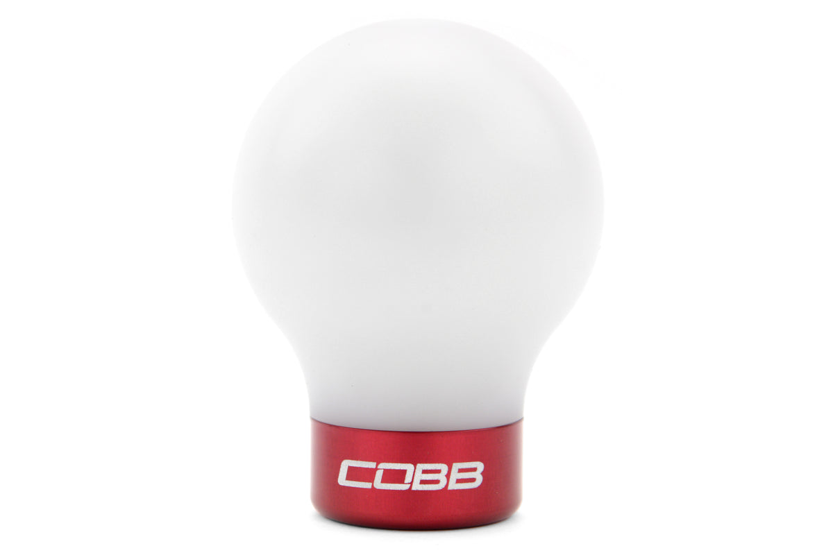 COB213350-W-RD COBB Subaru 6 Speed Knob - 2015+ WRX / 2015+ STI / 2013+ BRZ-White-Red,